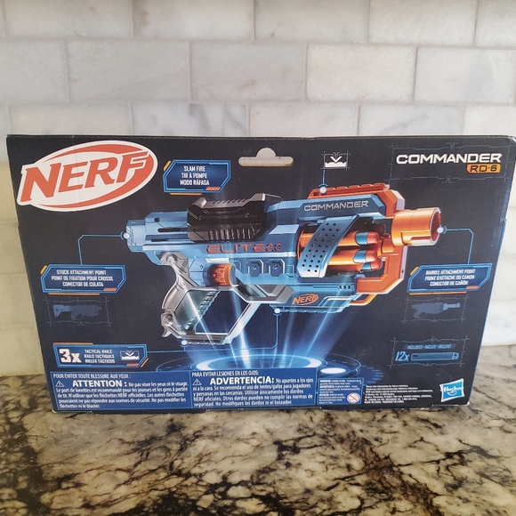 Nerf Elite 2.0 Commandar RD-6 New in Box - Picture 2 of 2